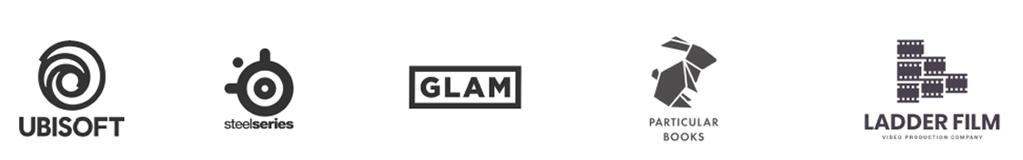 Ubisoft, SteelSeries, GLAM, Particular Books, Ladder Film